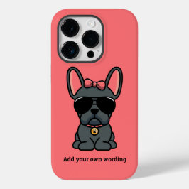Honlig blå Fransk Bulldog Fodral-Mate iphone case