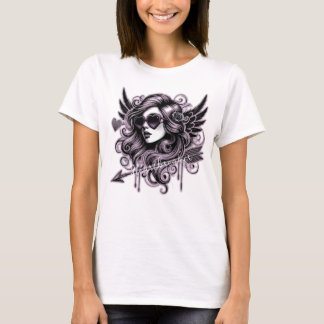 Honlig Cupid-hjärtbrytare med pil T Shirt