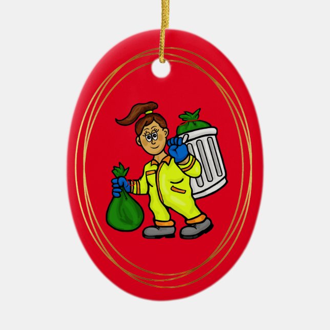 Honlig Garage Collector - julprydnad Julgransprydnad Keramik (Framsidan)