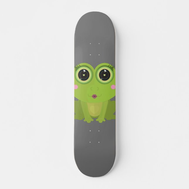 Honlig groda mini skateboard bräda 18,5 cm (Framsida)