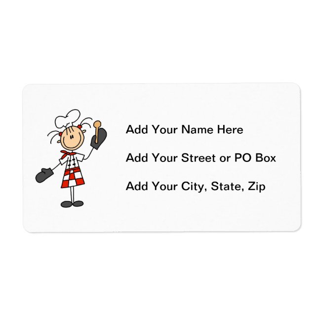 Honlig ost med mitts och träsked fraktsedel (Framsidan)