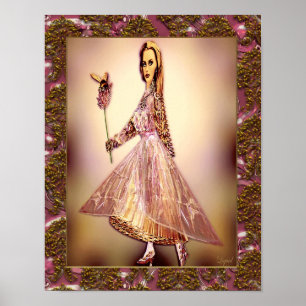 Honlig Stigma-utskrift Poster