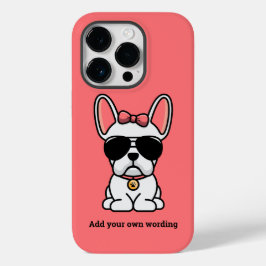 Honlig vit Fransk Bulldog Fodral-Mate iphone case