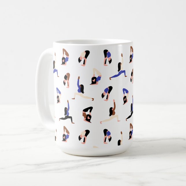 Honlig yoga kaffemugg (Framsida vänster)
