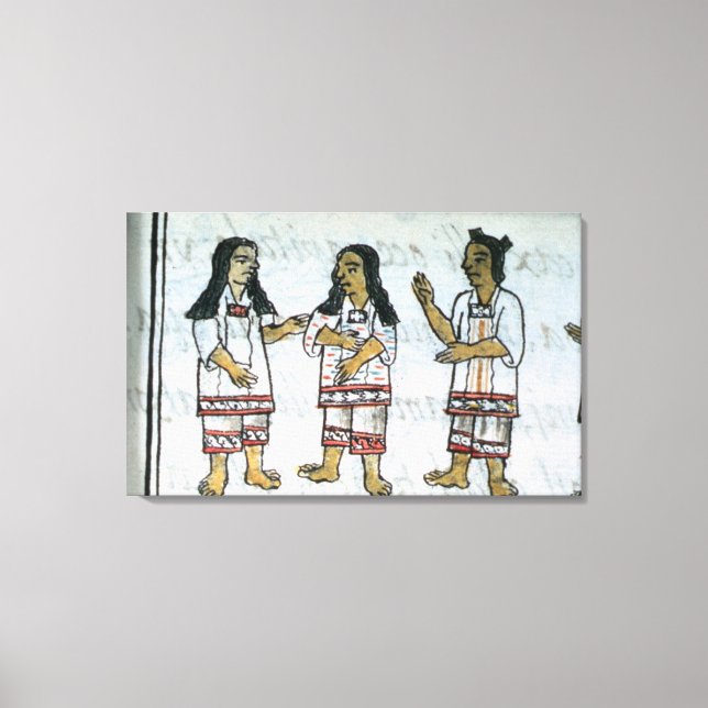 Honliga aztec-kostymer canvastryck (Framsida)
