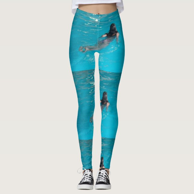 Honmodell simming Thunder_Cove Leggings (Framsida)
