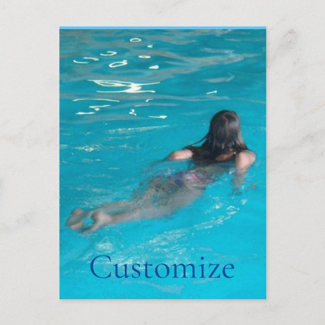 Honmodell simming Thunder_Cove Vykort (Framsida)