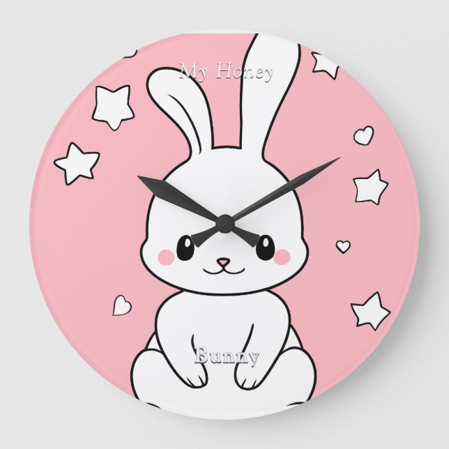 Honney Bunny Stor Klocka (Framsida)