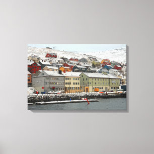 Honningsvåg, Norge Canvastryck