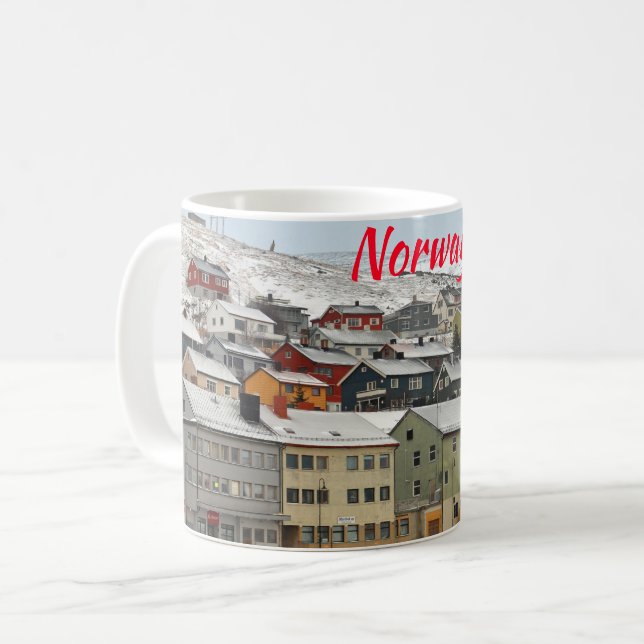 Honningsvåg, Norge Kaffemugg (Framsida vänster)