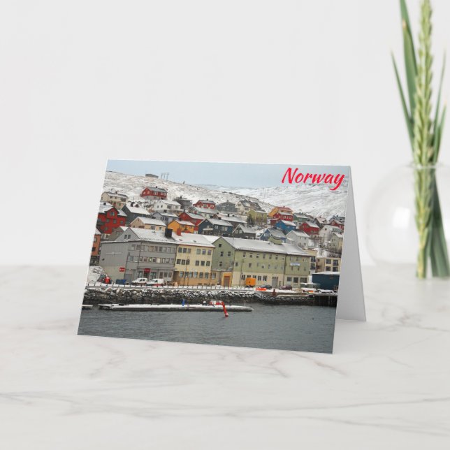 Honningsvåg, Norge Kort (Framsida)