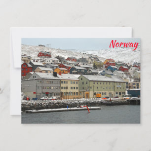Honningsvag, Norge-kort