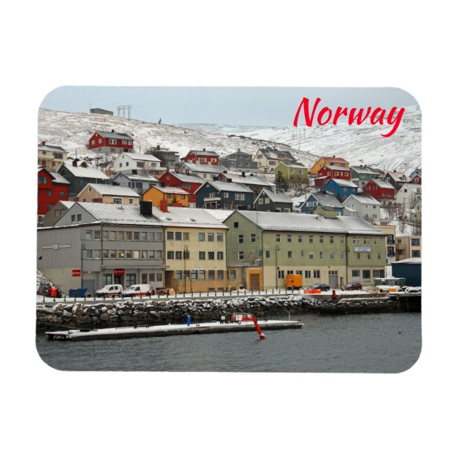 Honningsvåg, Norge Magnet (Horisontell)