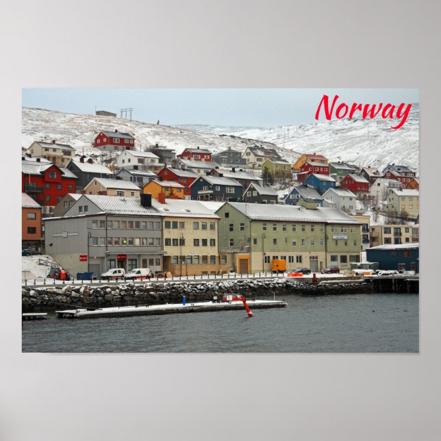 Honningsvåg, Norge Poster (Framsidan)