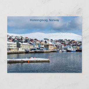 Honningsvag, Norge, vykort