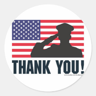 Honnör Runt Klistermärke