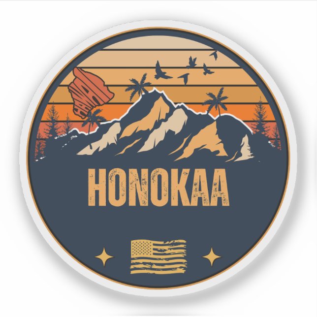Honokaa, Hawaii Klistermärken (Framsida)