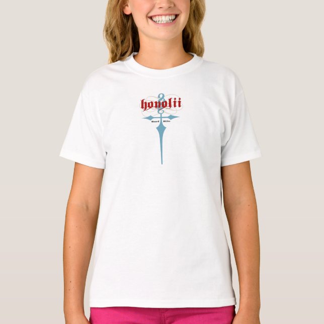 Honolii: Surfa Hilo Tee (Framsida)