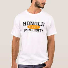 Honolii universitetensurfa Hawaii T-shirt