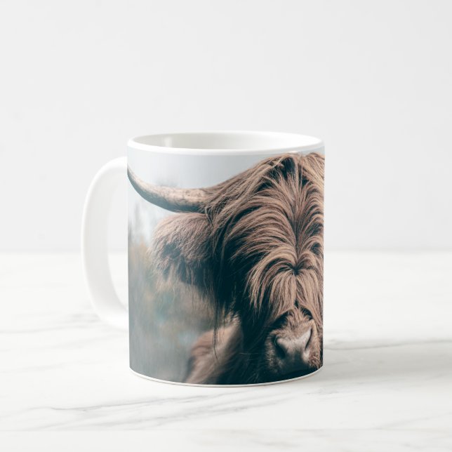 Hönolja porträtt kaffemugg (Framsida vänster)