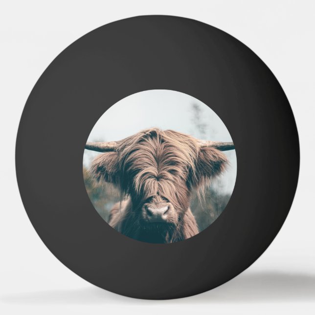 Hönolja porträtt pingisboll (Framsidan)