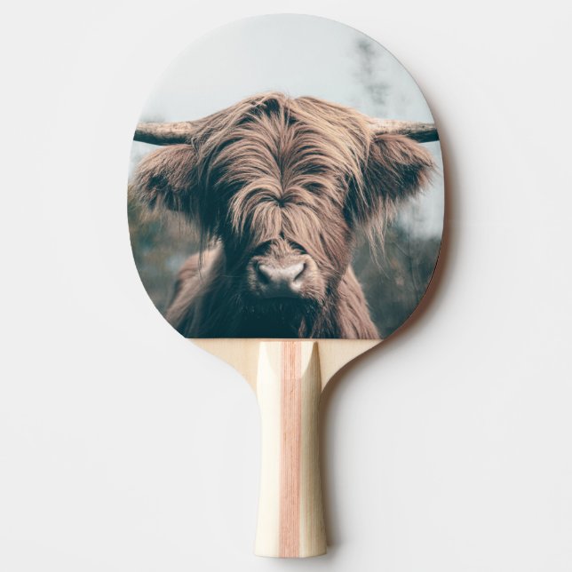 Hönolja porträtt pingisracket (Framsidan)