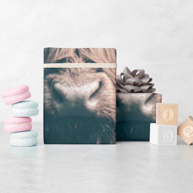 Hönolja porträtt presentpapper (Baby Shower)