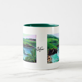 honolua bay 1 Två-Tonad mugg