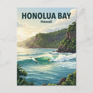 Honolua Bay Hawaii Vykort