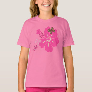 Honolua Butterfly och Hawaiian Hibiscus T-shirt