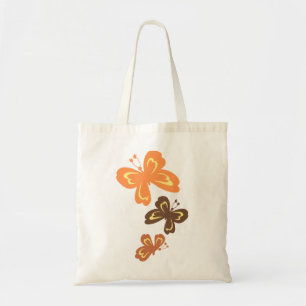Honolua Butterfly Tecknad Tote bags Tygkasse