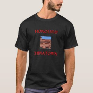 Honolulu Chinatown - 1886 Aswan Byggnad T Shirt