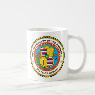 Honolulu City grean Kaffemugg