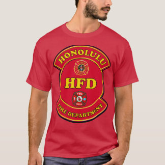 Honolulu Fire Department Firefighter Shield T Shirt