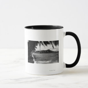 Honolulu Hawaii - beskåda av diamanthuvudet Mugg