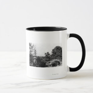 Honolulu Hawaii - beskåda av Moanolua trädgårda Mugg