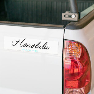 Honolulu Hawaii Bildekal