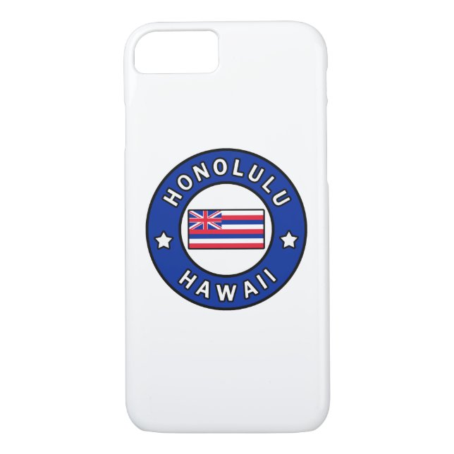 Honolulu Hawaii Case-Mate iPhone Skal (Baksida)