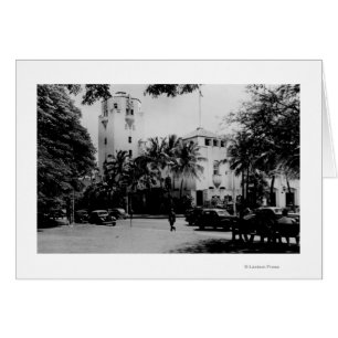 Honolulu, Hawaii - City Hall-View Hälsningskort