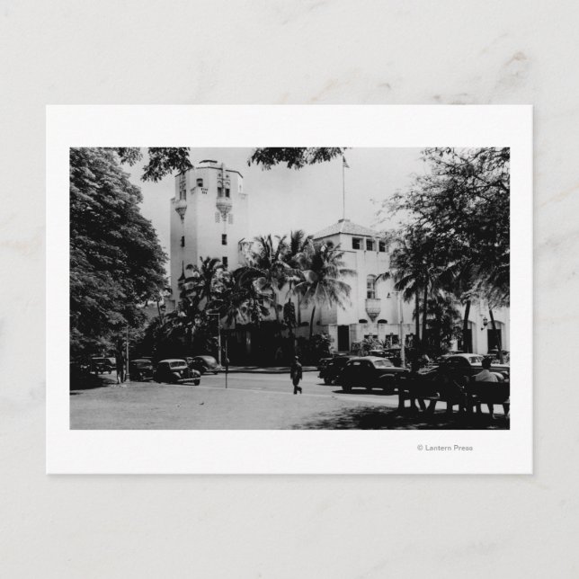 Honolulu, Hawaii - City Hall-View Vykort (Framsida)