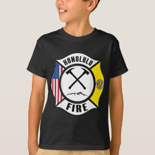Honolulu Hawaii Fire Department Firefighters Rescu T Shirt