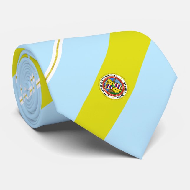 Honolulu (Hawaii), flagga Neck Tie Slips (Rullad)