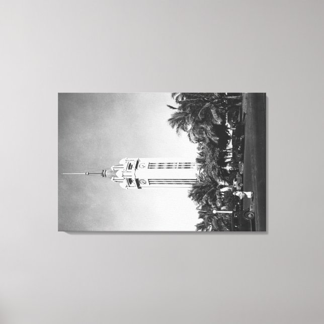 Honolulu, Hawaii - Fotografiet Aloha Torn Canvastryck (Framsida)