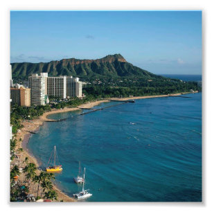 Honolulu Hawaii Fototryck