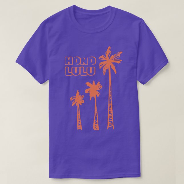 Honolulu Hawaii Handflatan TShirt T Shirt (Design framsida)