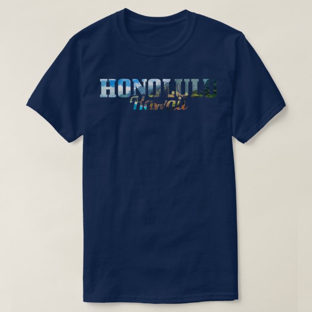 Honolulu Hawaii Hawaii Islands Surfa Surfing Surfa T Shirt (Design framsida)