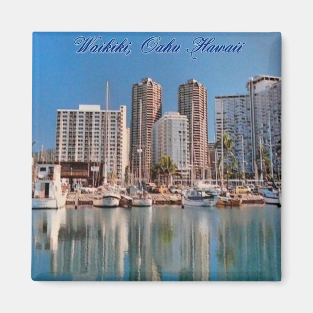 Honolulu Hawaii Magnet (Framsidan)