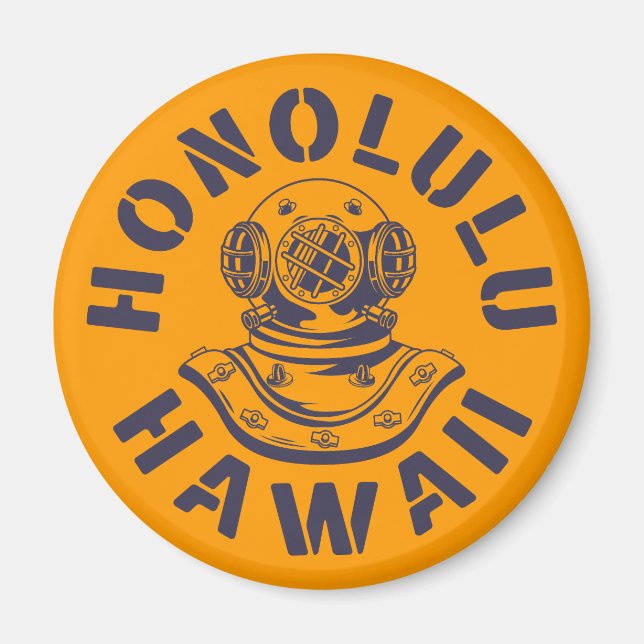 Honolulu,Hawaii Magnet (Framsidan)