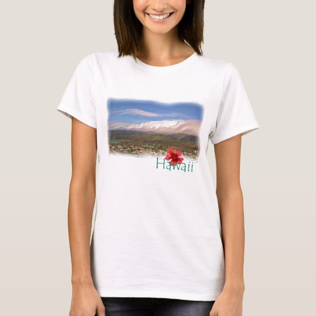 Honolulu, Hawaii-shirt T-shirt (Framsida)
