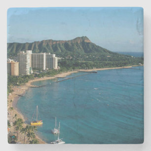 Honolulu Hawaii Underlägg Sten